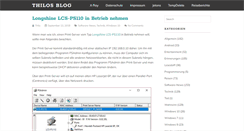 Desktop Screenshot of blog.thilo-langbein.de