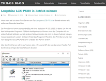 Tablet Screenshot of blog.thilo-langbein.de